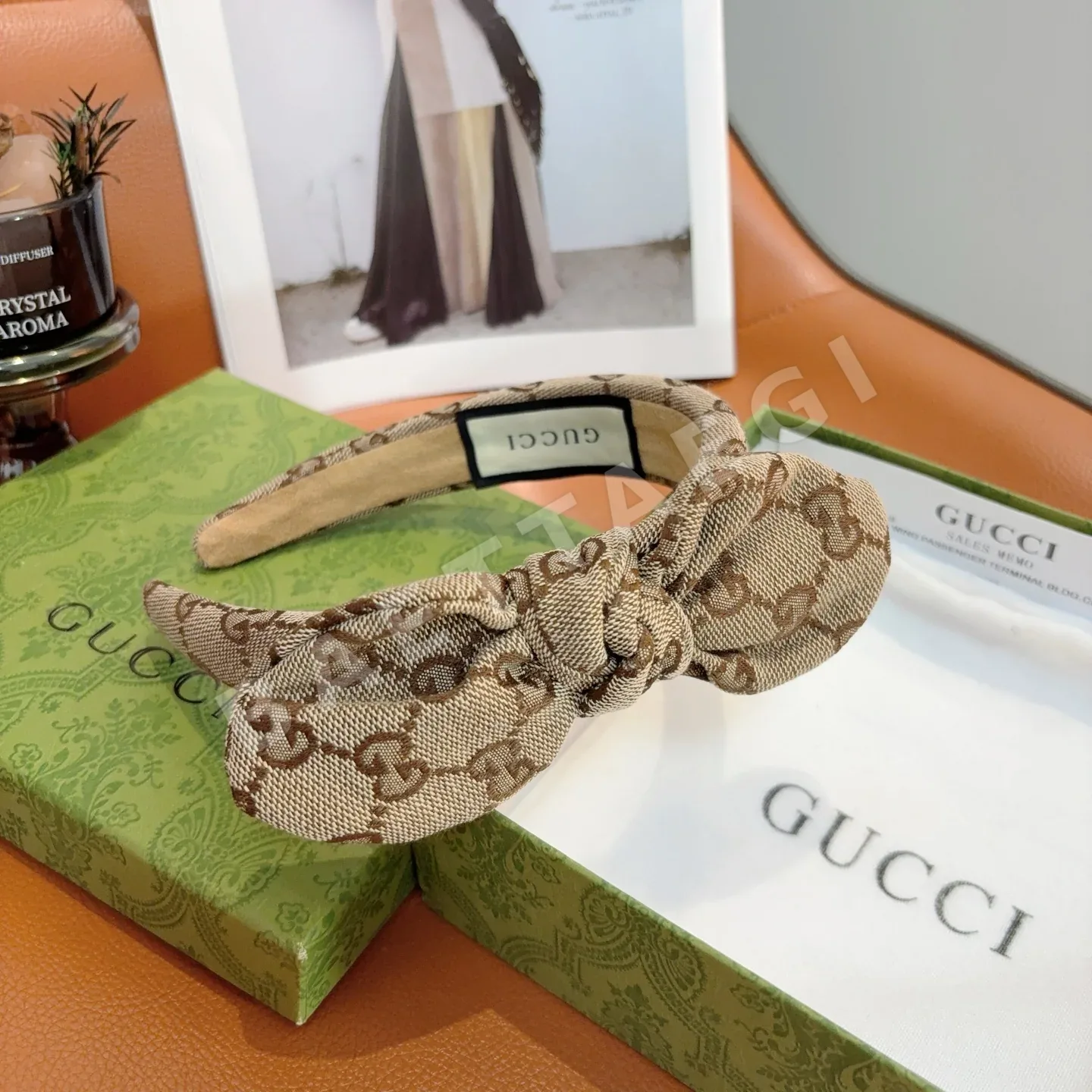 구찌 GG 로고 헤어밴드 상세 이미지 8