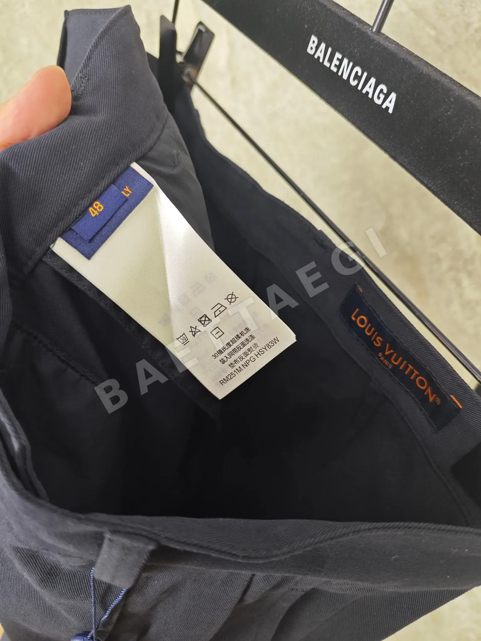 루이비통 린즈잉 스타일 워크웨어 남성 바지 상세 이미지 6