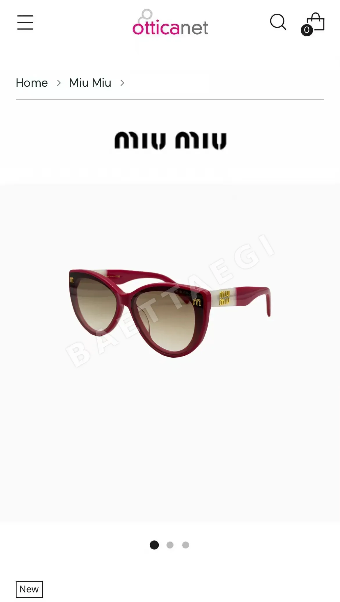 미우미우 MU65 ZS 선글라스 상세 이미지 6