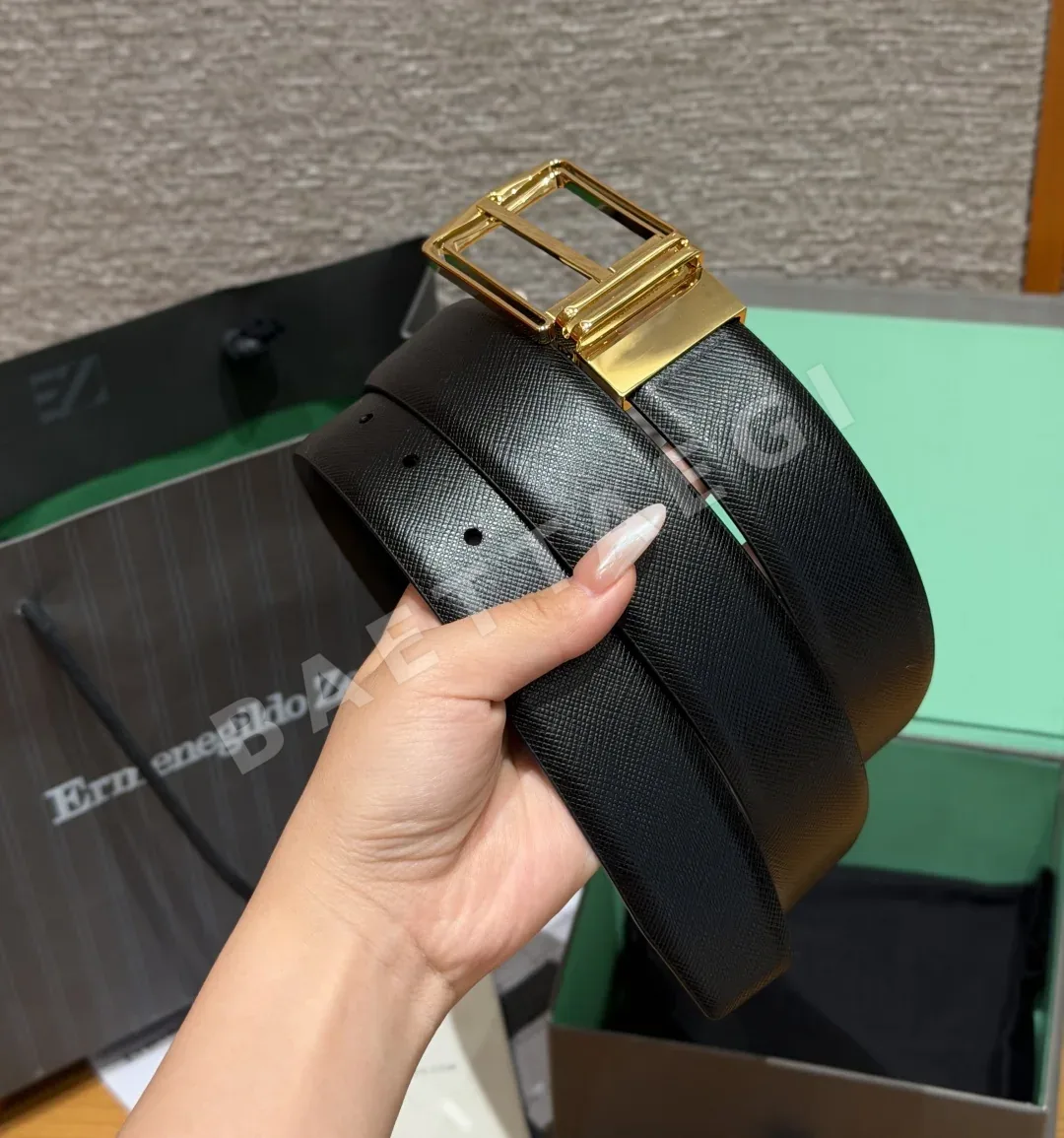 제냐 리버시블 가죽 벨트 35mm 상세 이미지 3