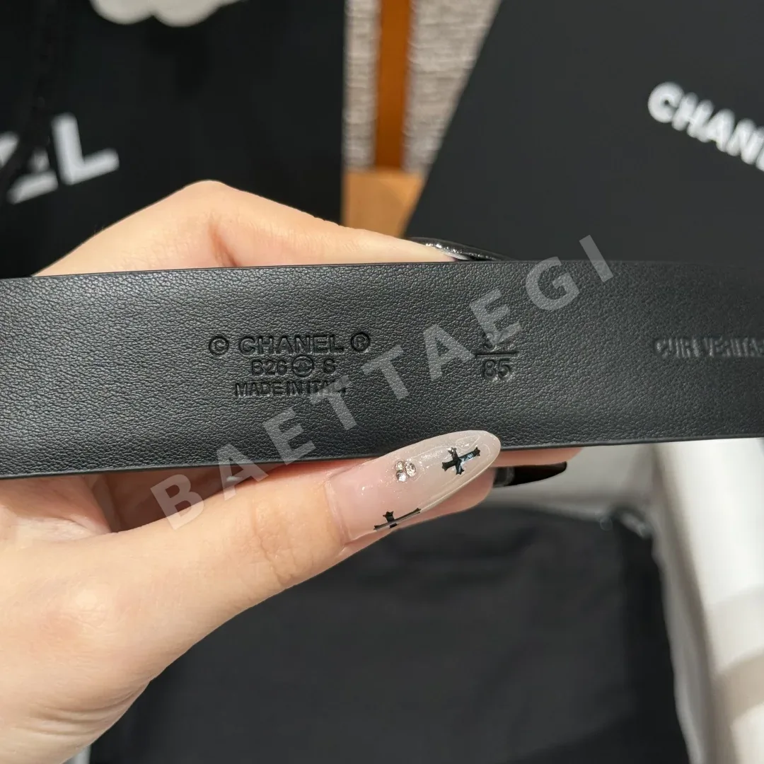 샤넬 클래식 더블 C 가죽 벨트 상세 이미지 8