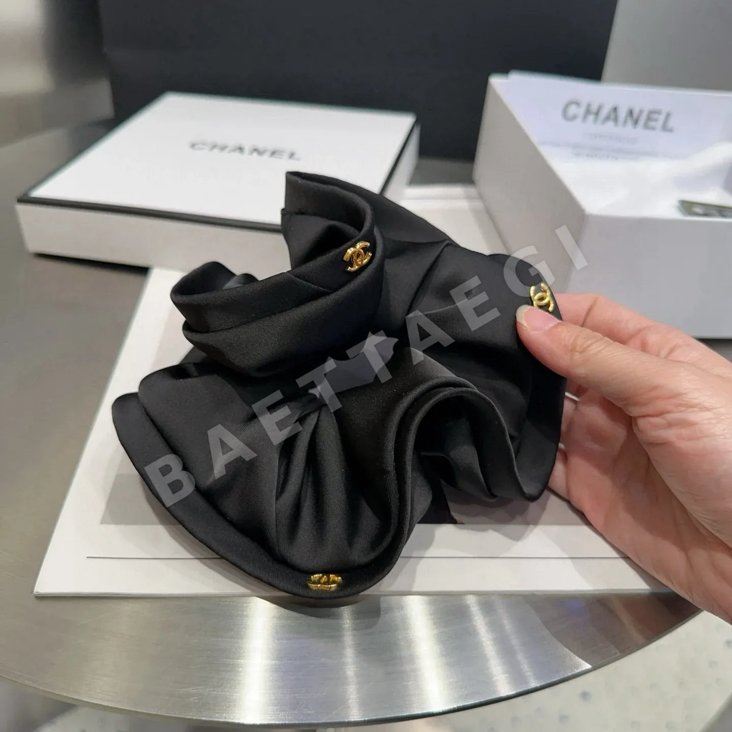 샤넬 미니 헤어 고무줄 상세 이미지 5