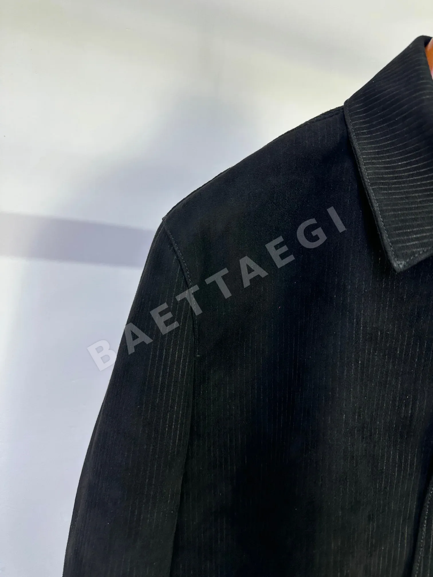 프라다 스웨이드 램스킨 남성 자켓 상세 이미지 4