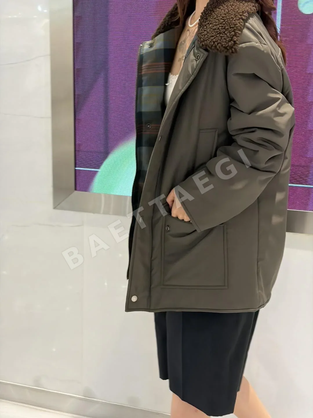 마르지엘라 리버서블 퍼카라 코튼 자켓 상세 이미지 7
