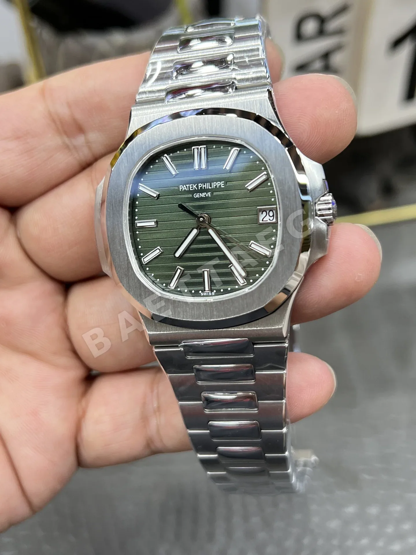 파텍필립 노틸러스 5711 다이아 자동 레플리카 43969 Patek Philippe 상세 이미지 5