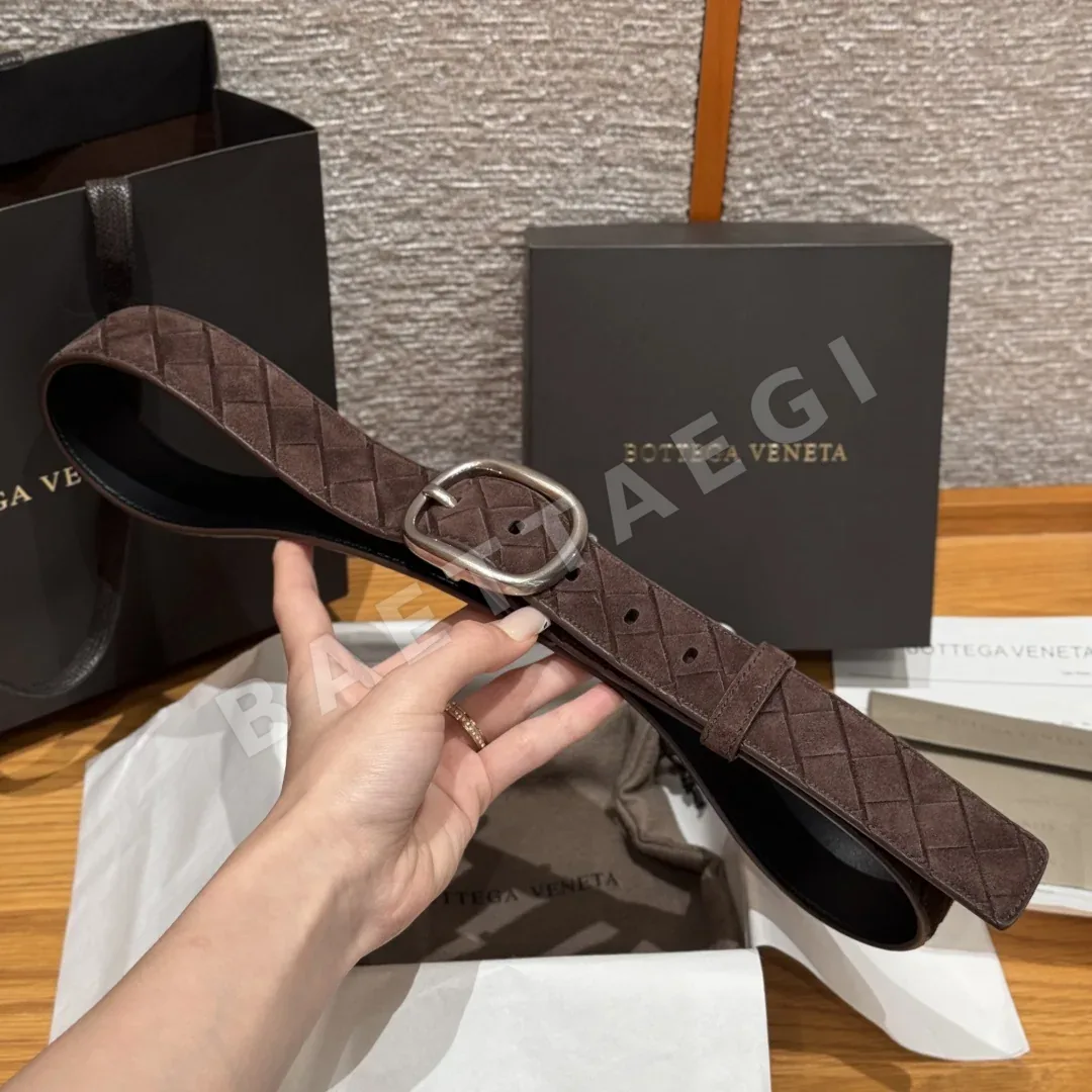 보테가베네타 인트레치아토 스웨이드 벨트 상세 이미지 5