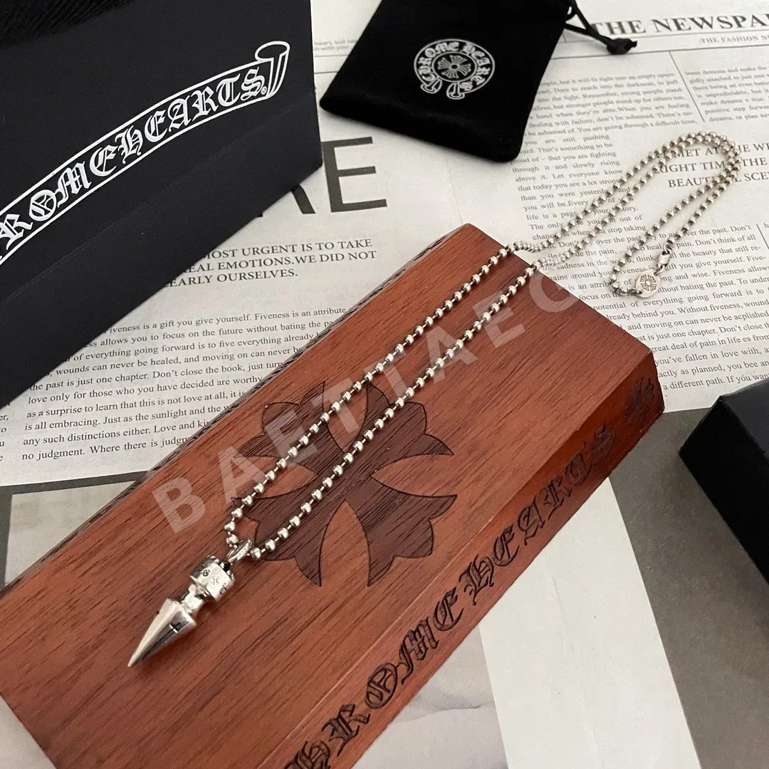 크롬하츠 클래식 레트로 불렛 펜던트 비즈 목걸이 상세 이미지 2