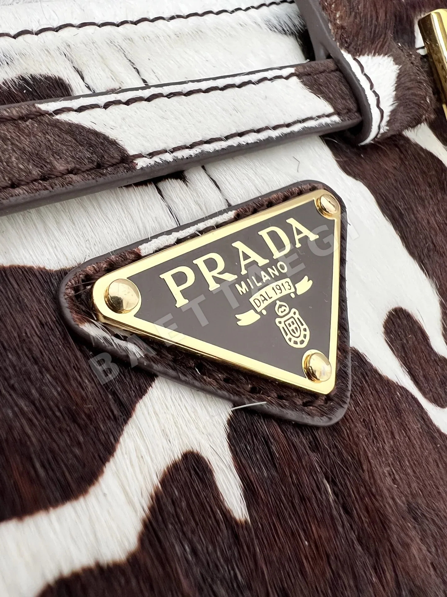 프라다 빈티지 오일 왁스 가죽 미니 숄더백 1BA486 상세 이미지 6