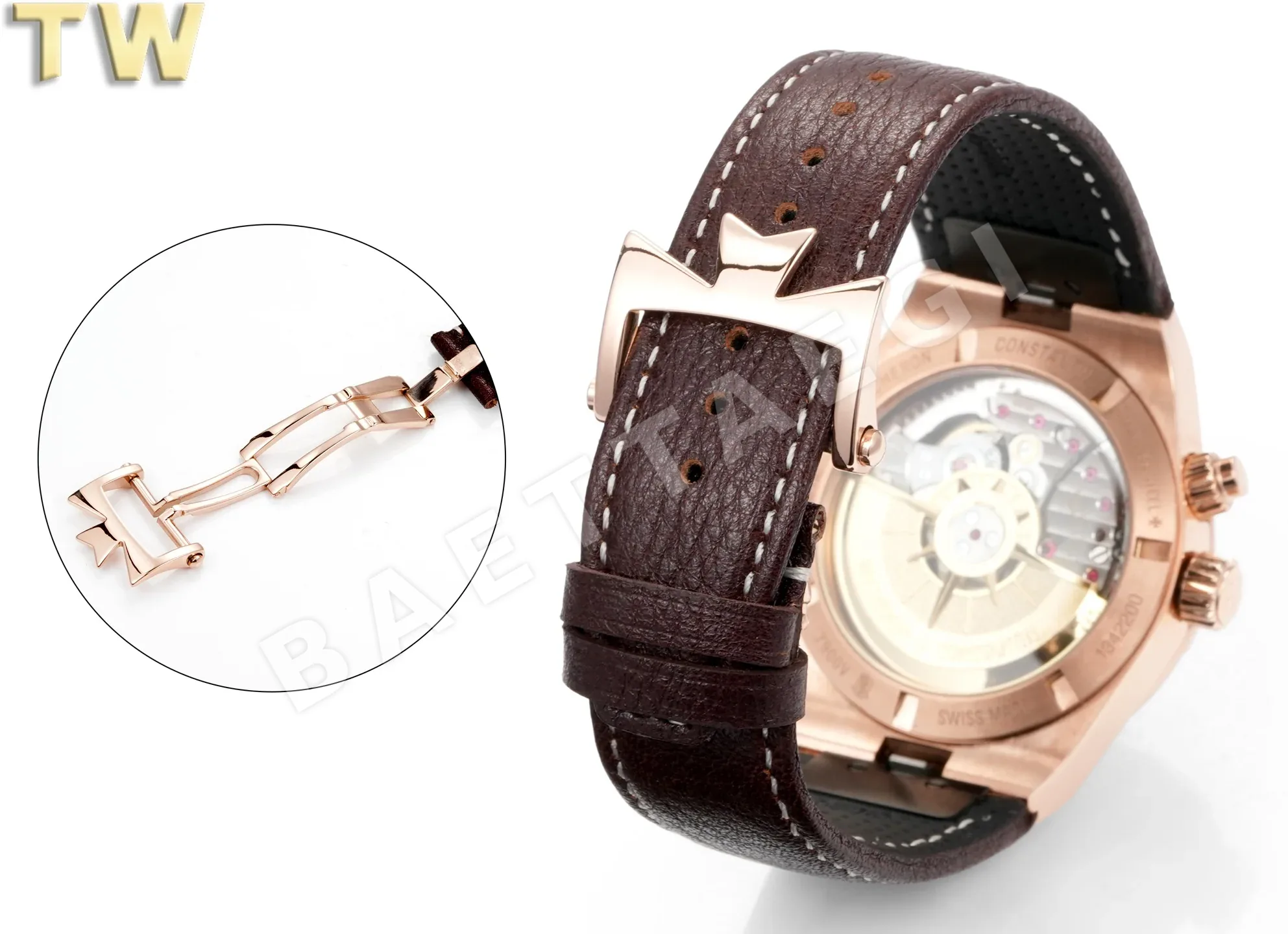 바쉐론콘스탄틴 바쉐론 콘스탄틴 오버시즈 스틸 자동 5110 DT 레플리카 43634 Vacheron Constantin 상세 이미지 8