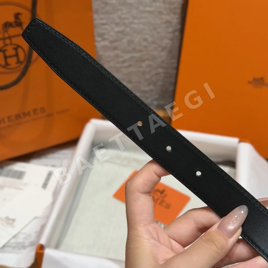 에르메스 미니 콘스탄스 H 버클 양면 가죽 벨트 상세 이미지 8
