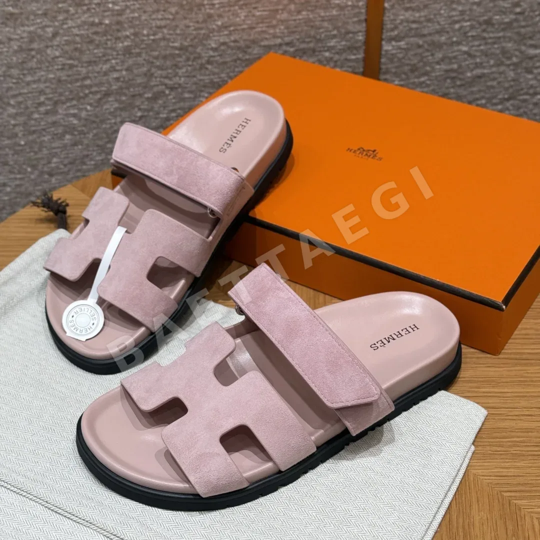 에르메스 시프레 샌들 테르 쾨이트 샤모아 컷아웃 상세 이미지 3