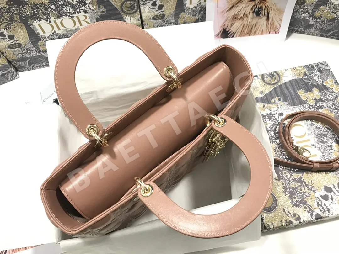 디올 레이디 7 컴파트먼트 램스킨 플립 가방 상세 이미지 7
