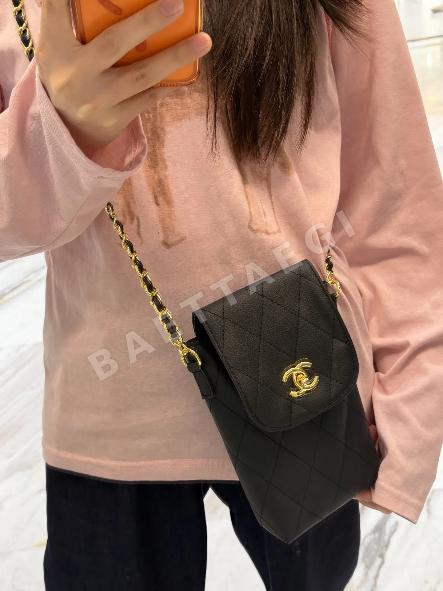 샤넬 패치워크 5단 우산 85347