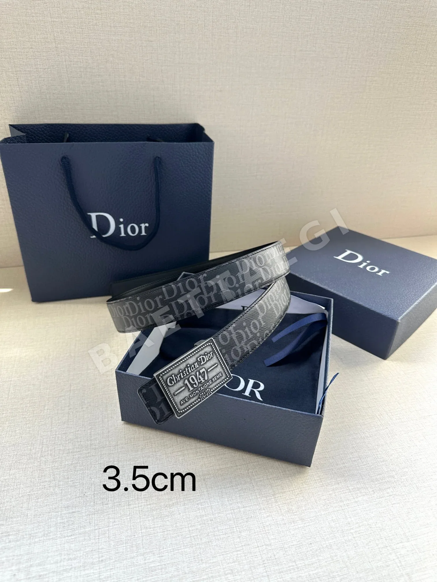 디올 CD 아이콘 로고 버클 벨트 상세 이미지 7