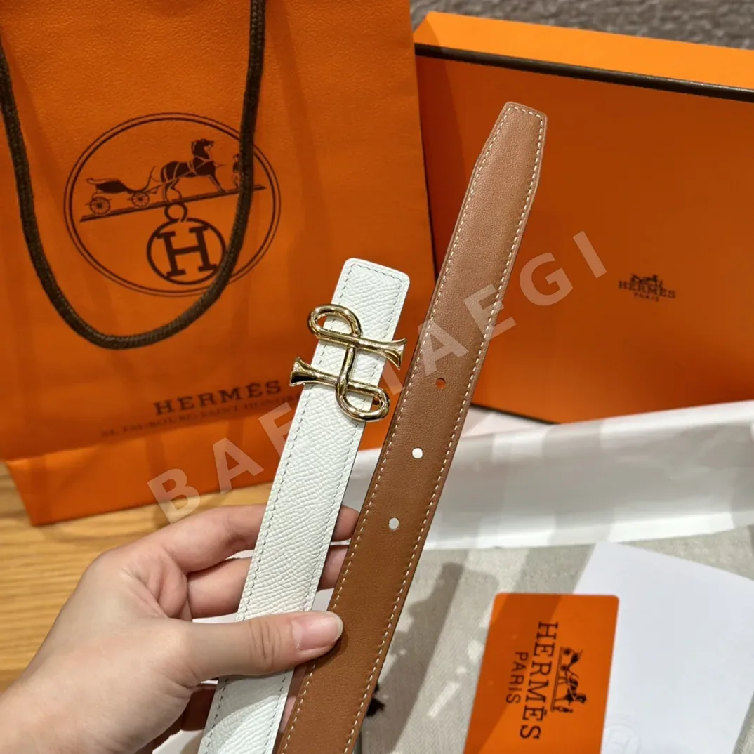 에르메스 H 버클 스위프트&에프슨 가죽 벨트 상세 이미지 4