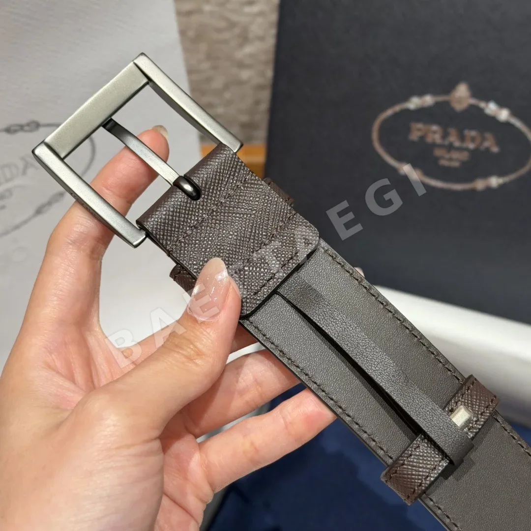프라다 사피아노 가죽 33mm 남성 벨트 상세 이미지 6
