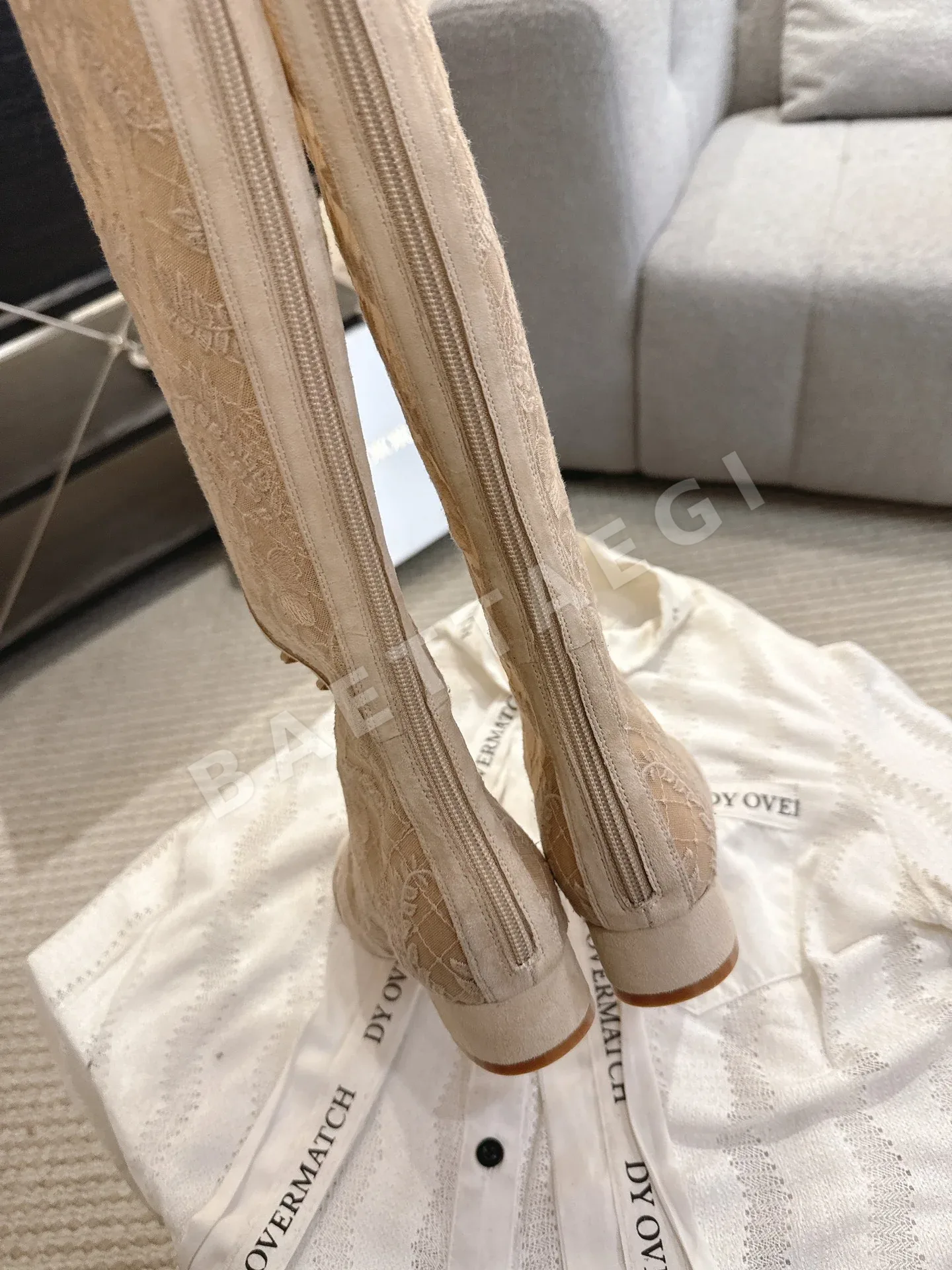 디올 자 자수 메시 부츠 8851 상세 이미지 5