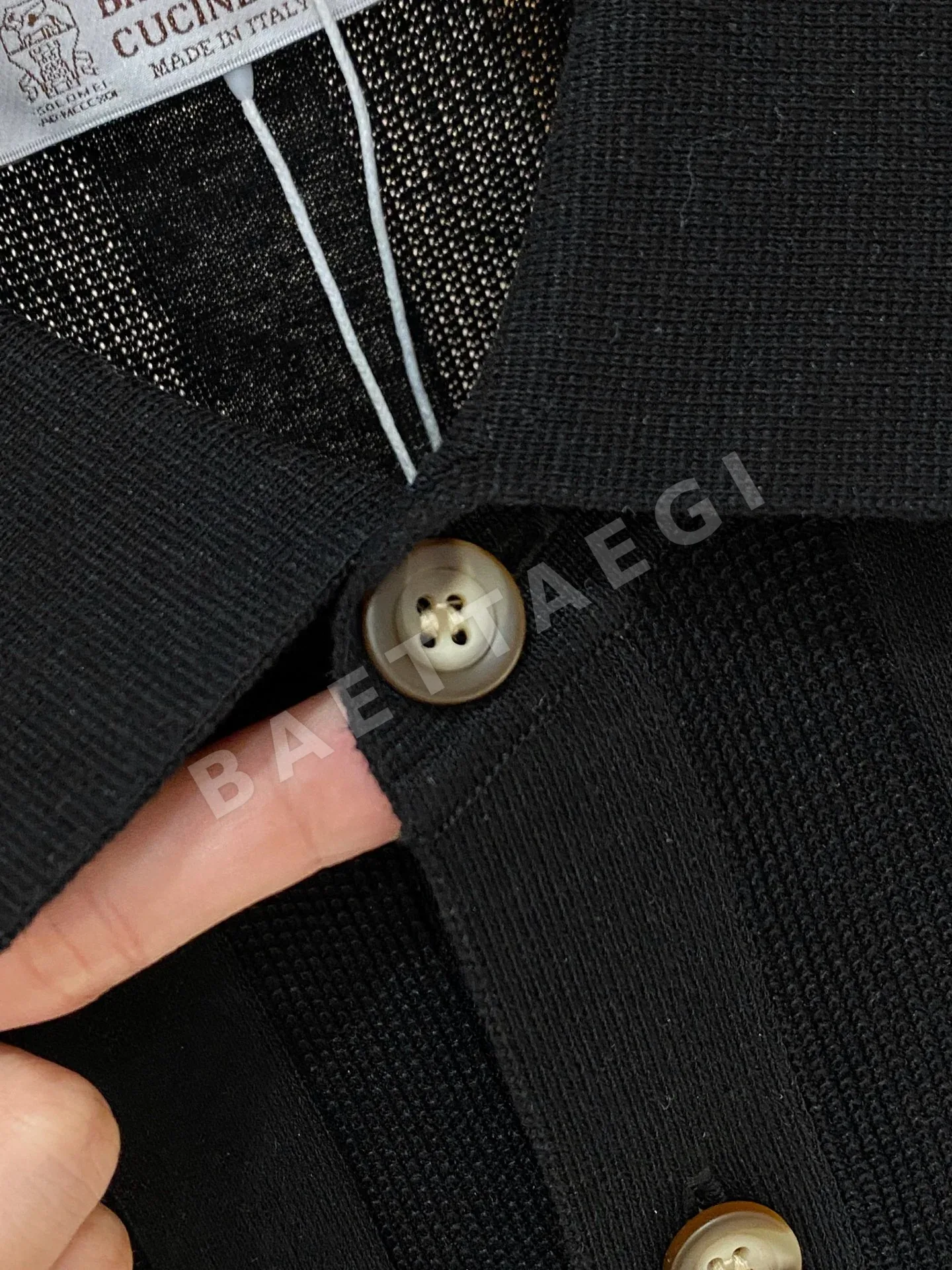 브루넬로쿠치넬리 아세테이트 텐셀 린넨 혼방 남성 반팔 상세 이미지 6