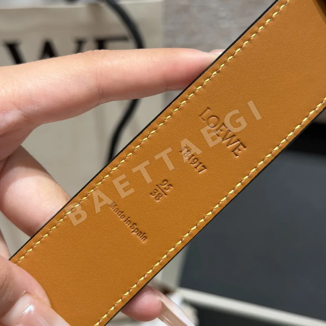 로에베 누벅 카프스킨 벨트 상세 이미지 7