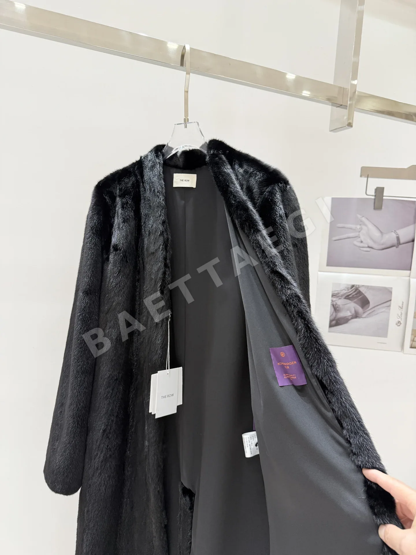 더로우 밍크 코트 자켓 상세 이미지 5