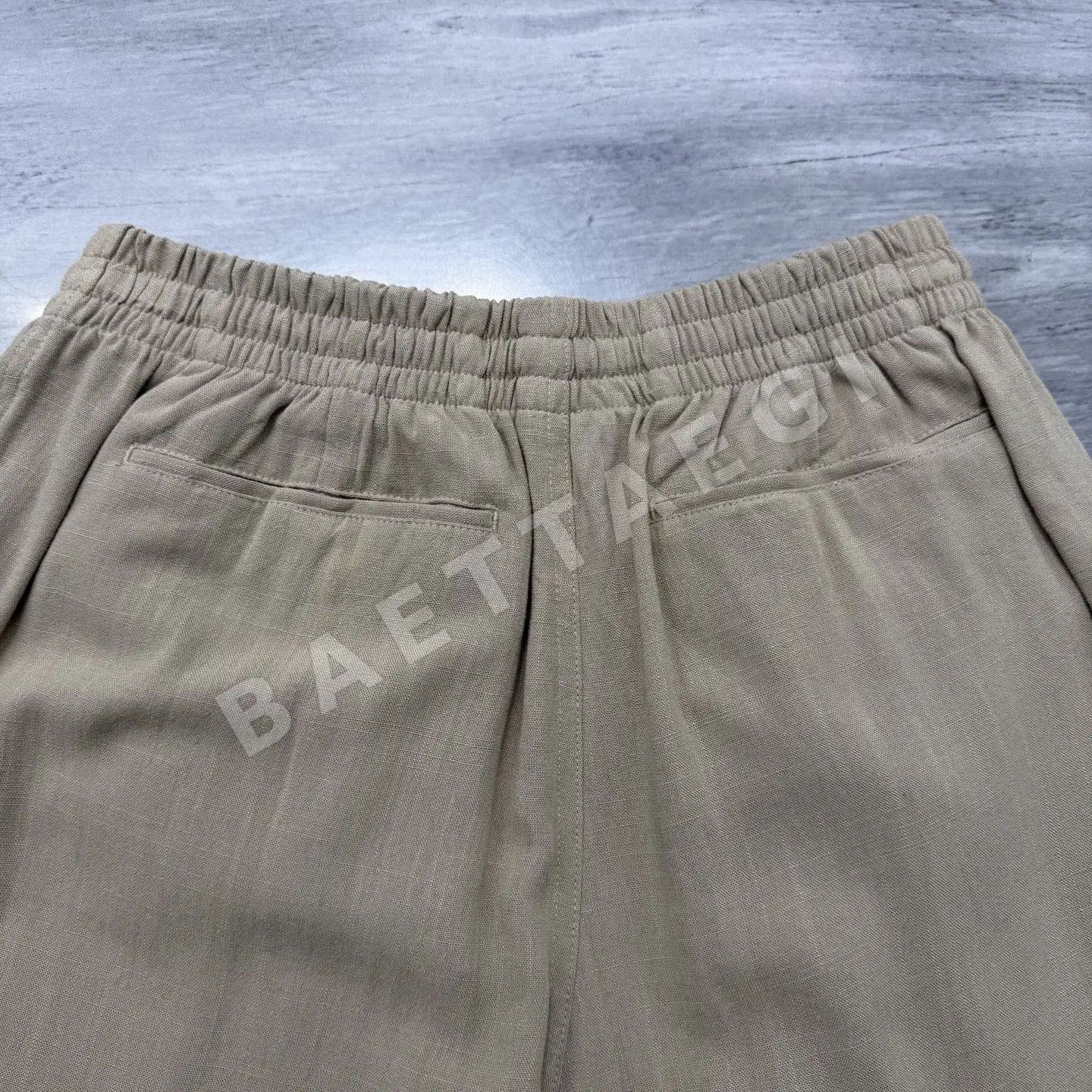 폴로 린넨 자수 포니 남성 반바지 상세 이미지 7