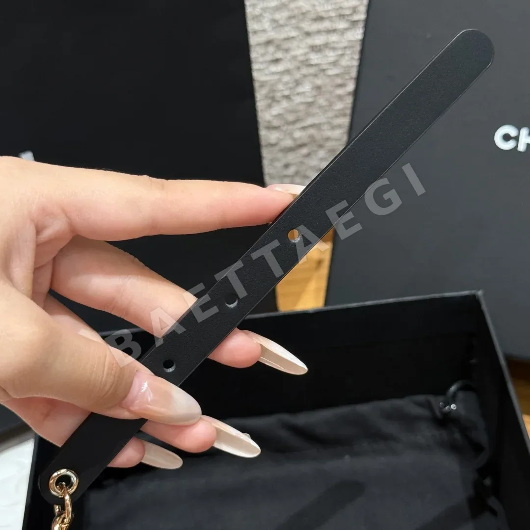 샤넬 CC 버클 가죽 벨트 상세 이미지 9