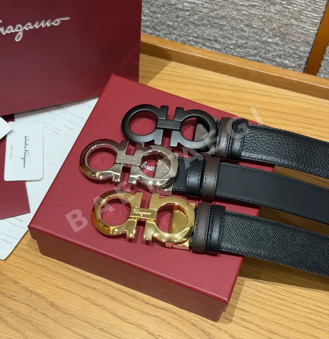 페레가모 간치니 리버시블 벨트 35mm 상세 이미지 2