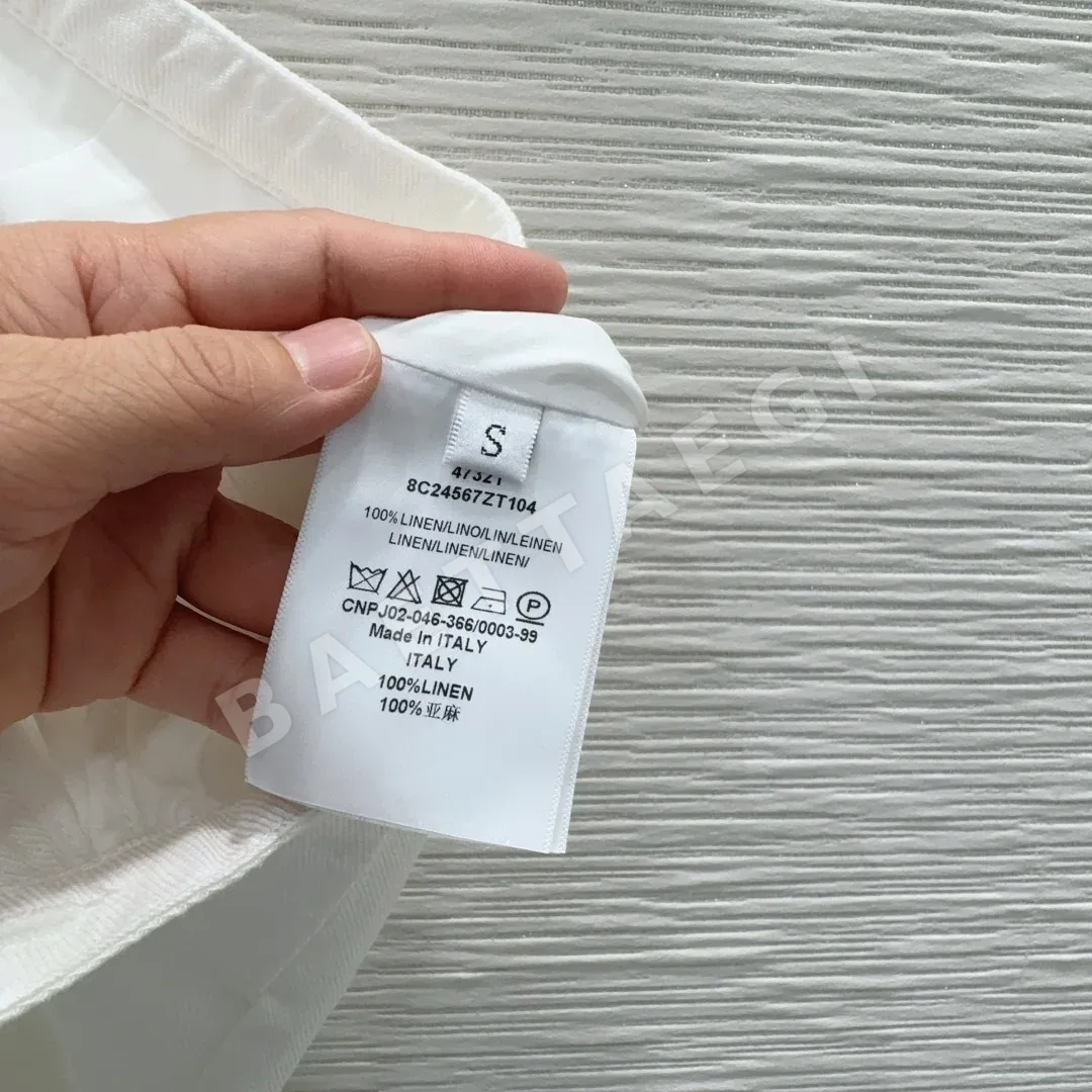 샤넬 린넨 미들 길이 반바지 여성 바지 상세 이미지 7