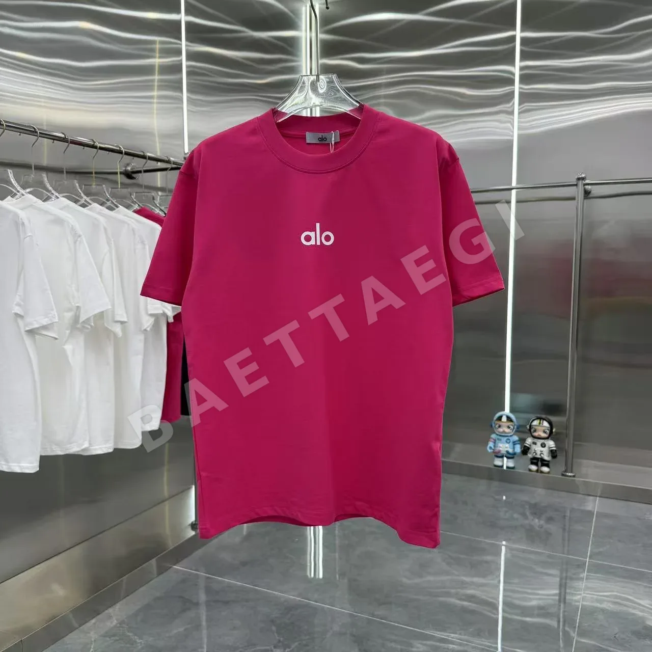 알로 두꺼운 실리콘 남여공용 반팔 티셔츠 50783