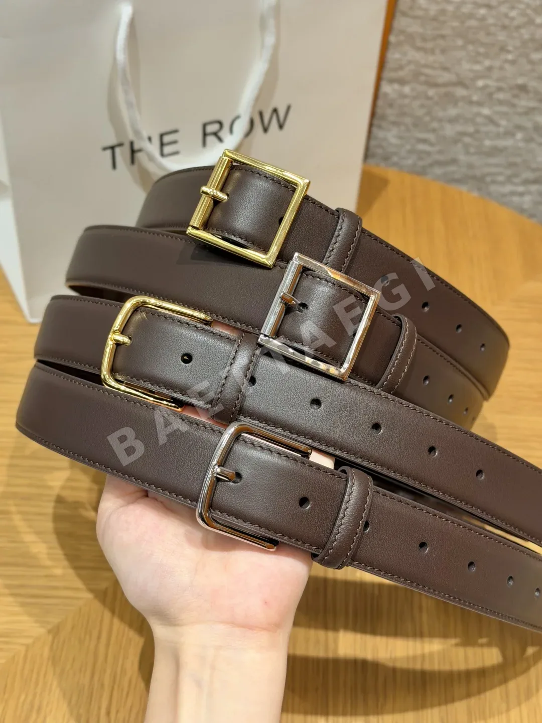 더로우 클래식 송아지가죽 벨트 32mm 상세 이미지 2