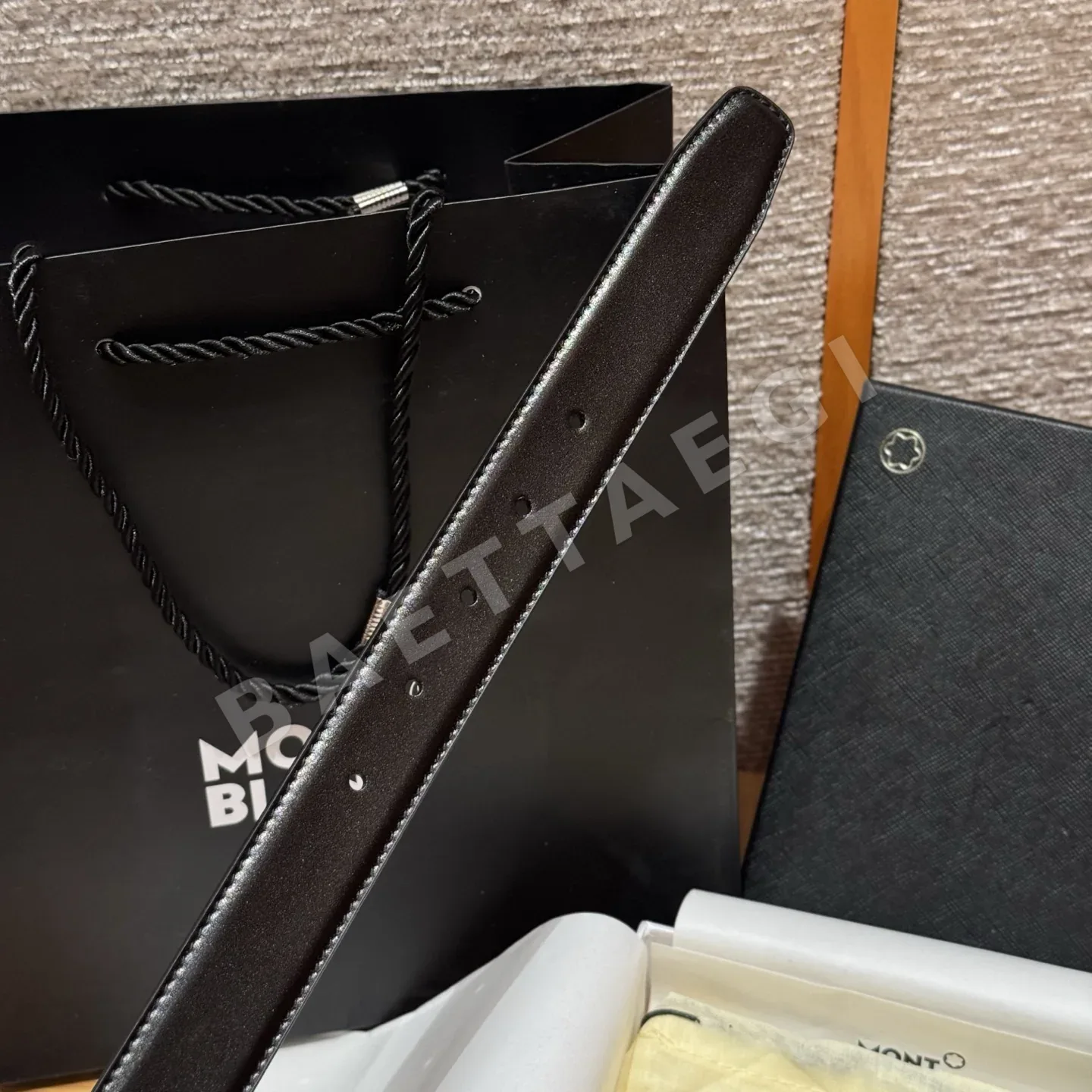 몽블랑 가죽 남성 벨트 상세 이미지 9