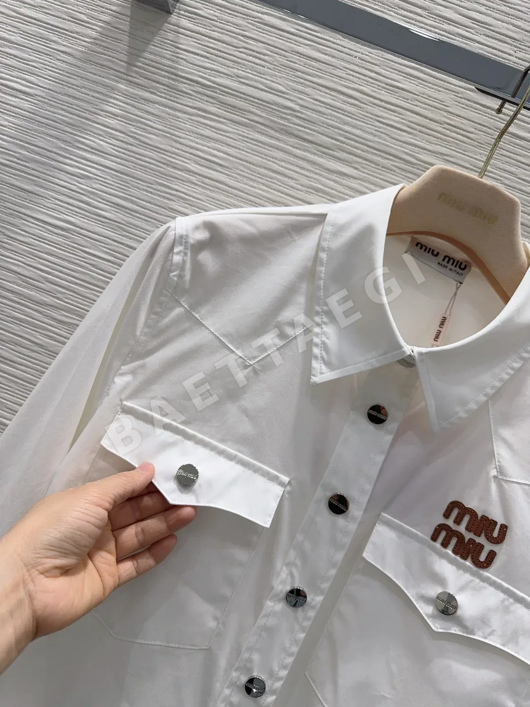 미우미우 여성 셔츠 97195 Miu Miu Shirt 상세 이미지 3