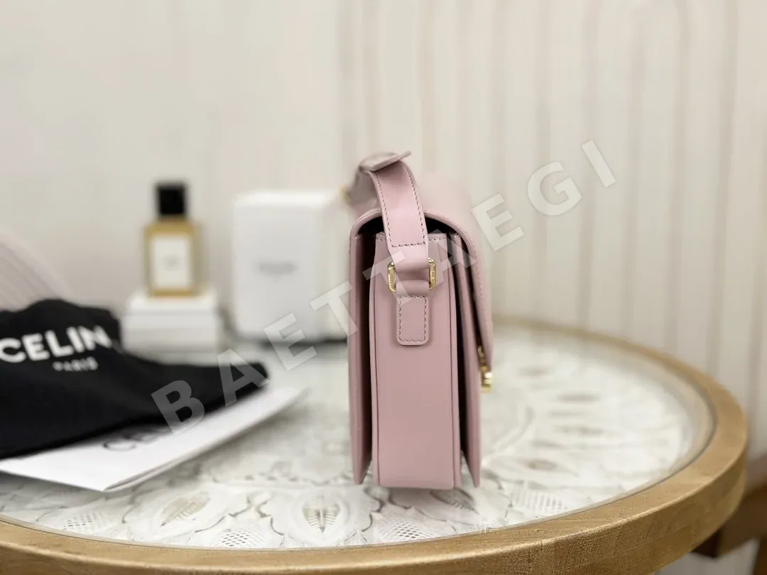 셀린느 개선문 핑크 미디엄 송아지가죽 가방 상세 이미지 4