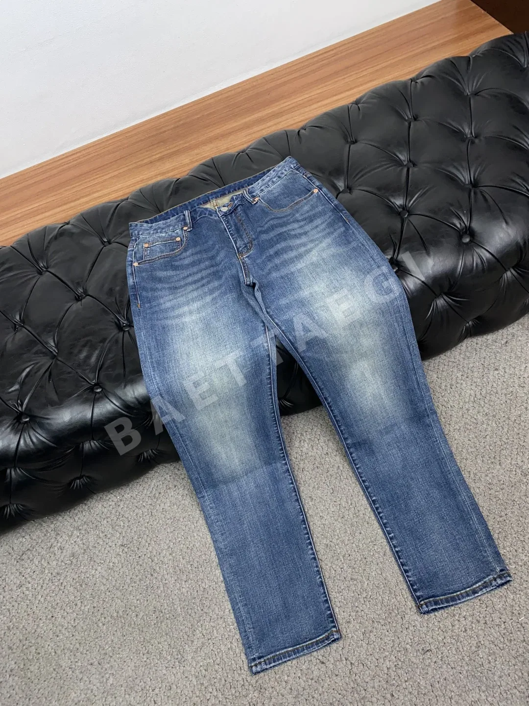 톰포드 올드머니 스트레이트 레그 남성 바지 상세 이미지 6