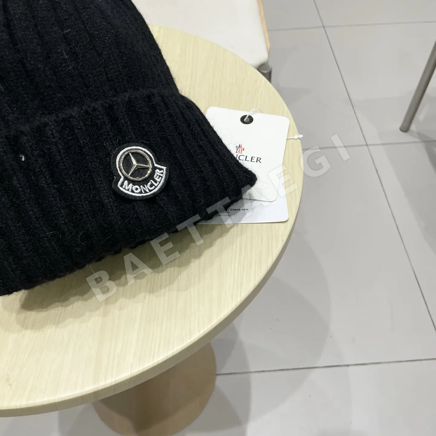 몽클레르 캐시미어 비니 모자 상세 이미지 4