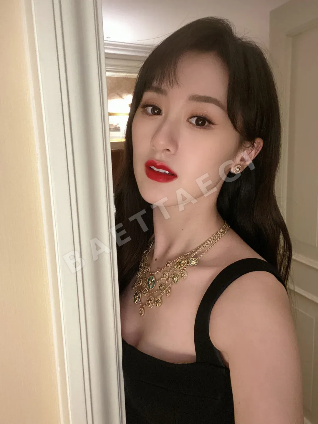 디올 로즈 데 방 다이아몬드 목걸이 상세 이미지 6