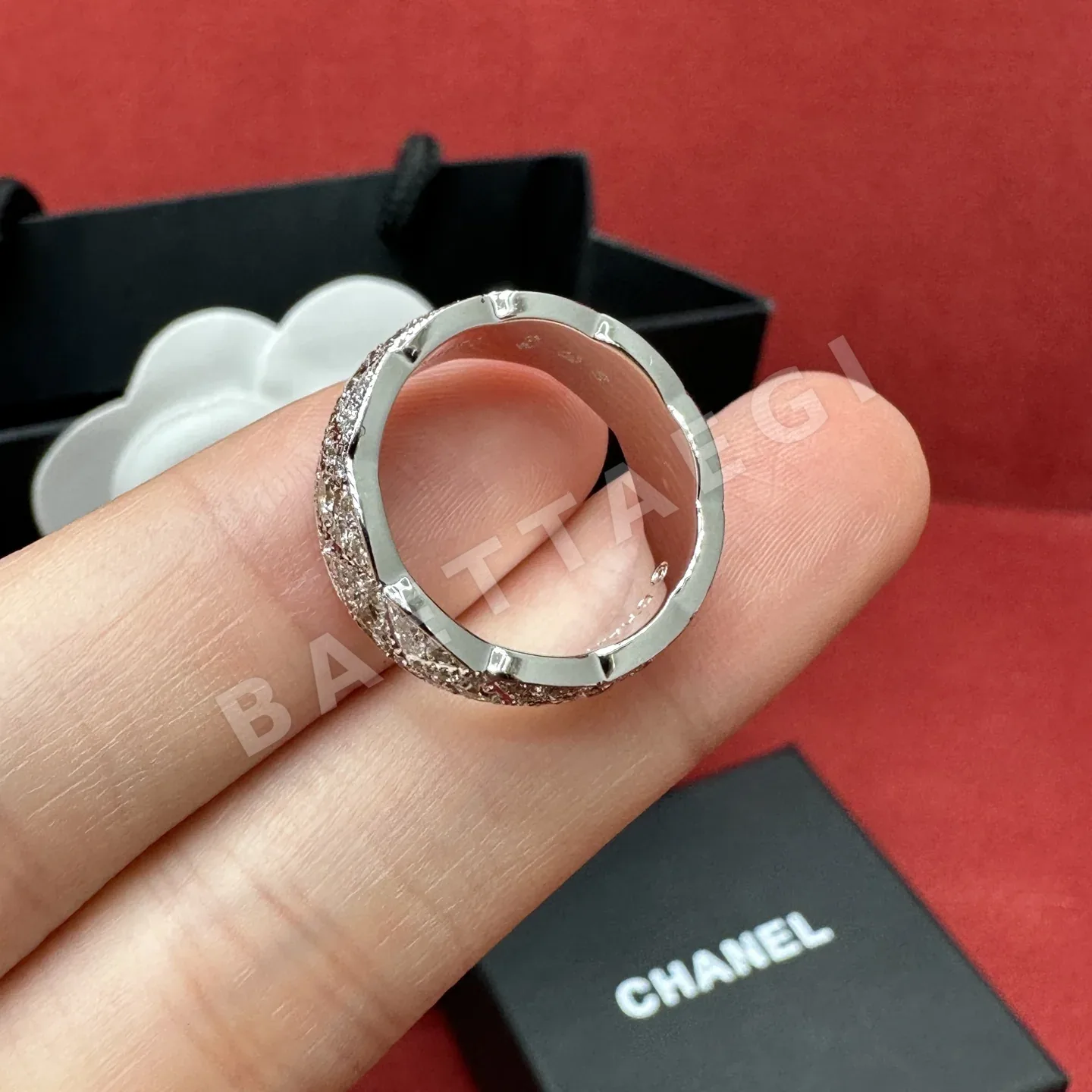 샤넬 코코 크러쉬 풀 다이아몬드 반지 상세 이미지 4