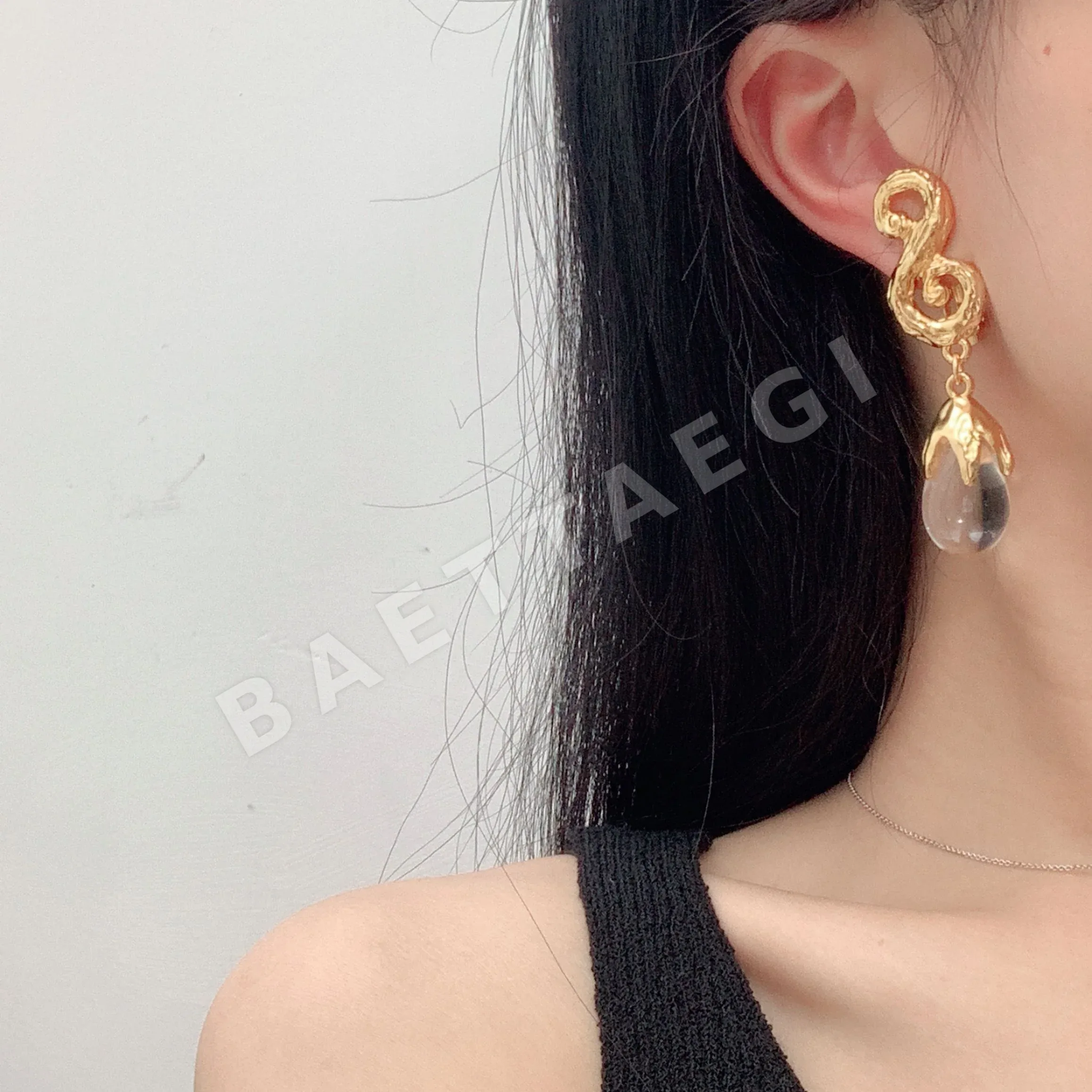 생로랑 빈티지 디자인 귀걸이 상세 이미지 6