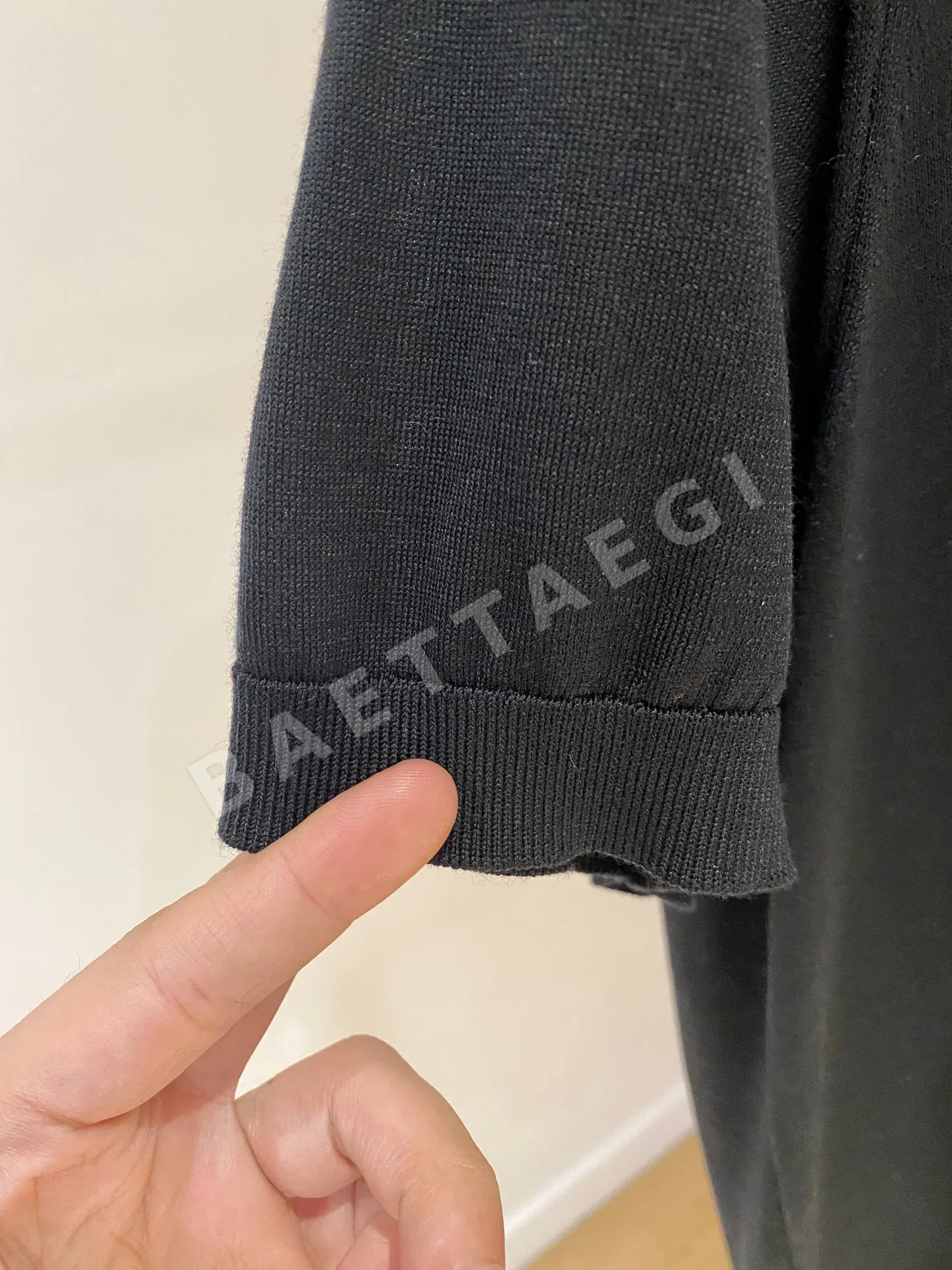 로로피아나 아세테이트 텐셀 혼방 남성 반팔 티셔츠 상세 이미지 8