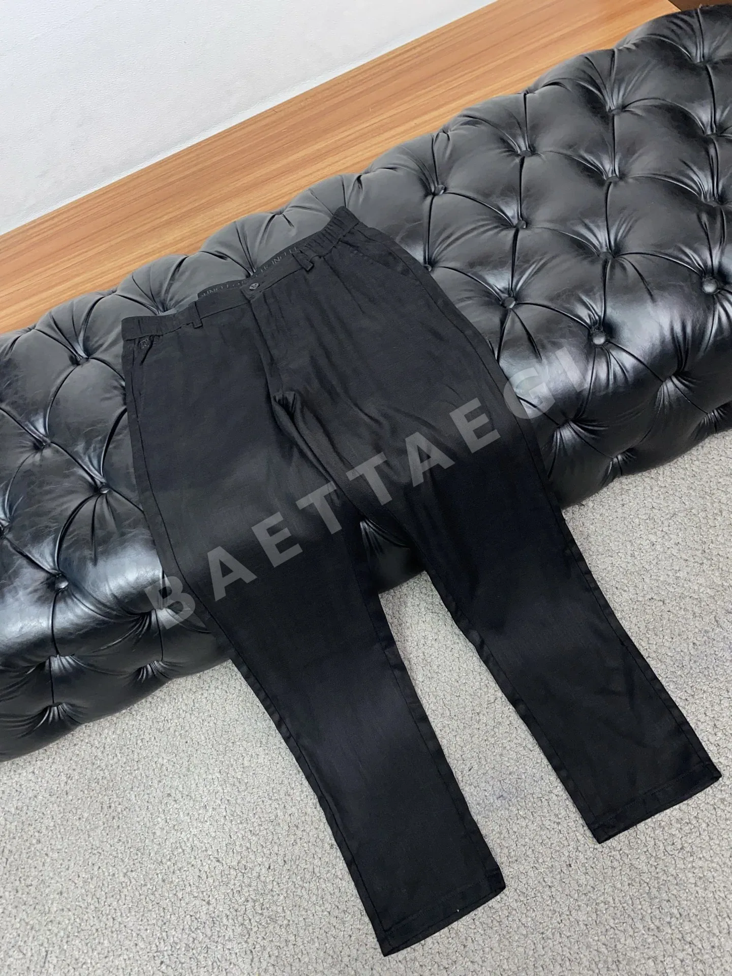 브루넬로쿠치넬리 린넨 코튼 데님 남성 바지 상세 이미지 6