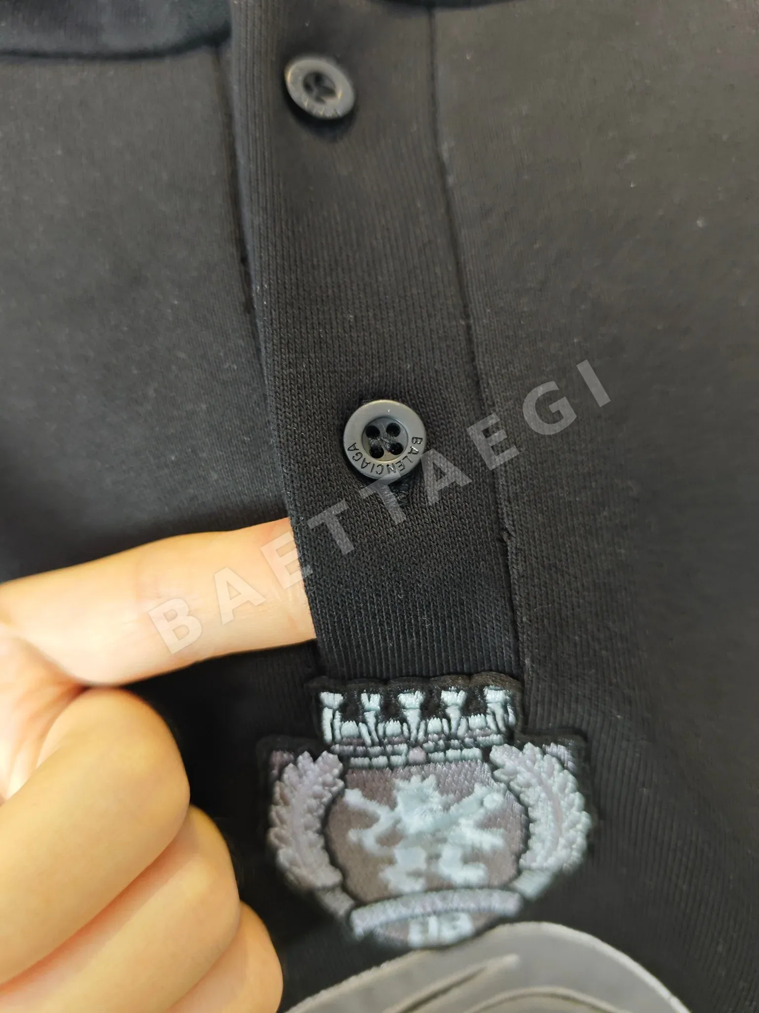 발렌시아가 자수 리브 남성 후드 레플리카 46976 Balenciaga Hoodie 상세 이미지 9