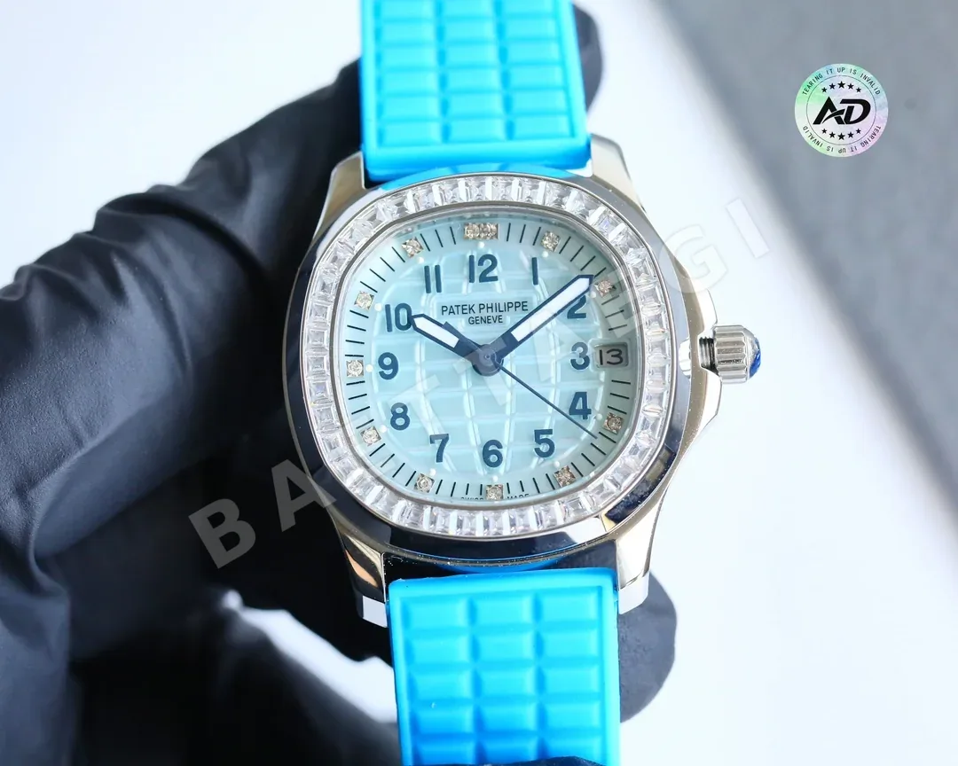 파텍필립 아쿠아넛 다이아 자동 그레이 다이얼 스틸 여성용 레플리카 44100 Patek Philippe 상세 이미지 2