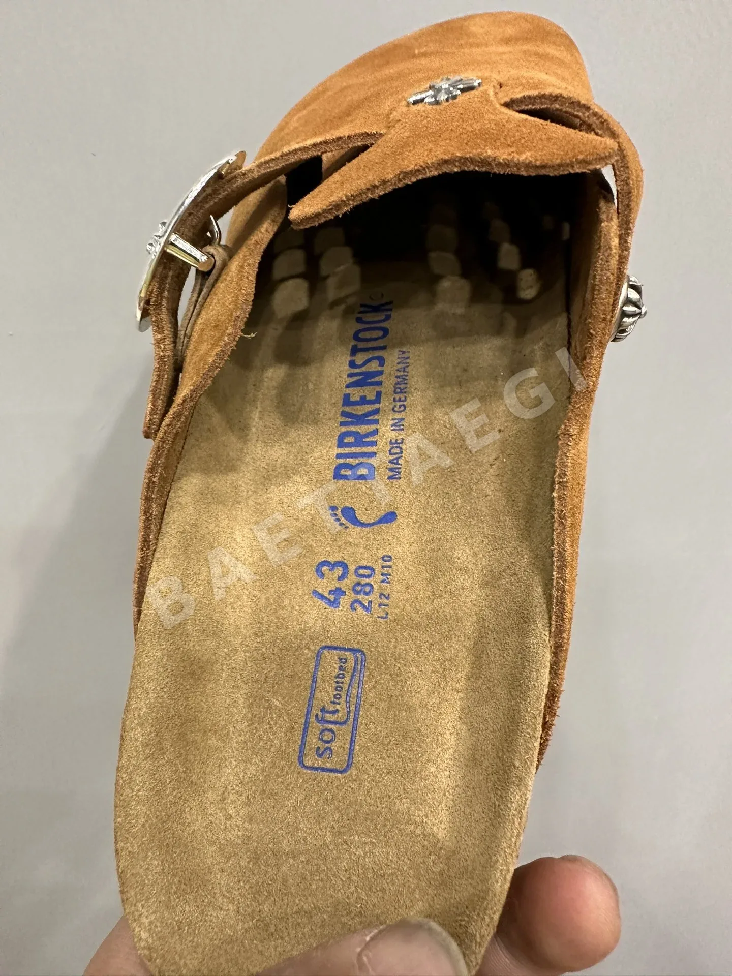 크롬하츠 샌들 옐로우 925 스털링실버 클로즈드토우 상세 이미지 4