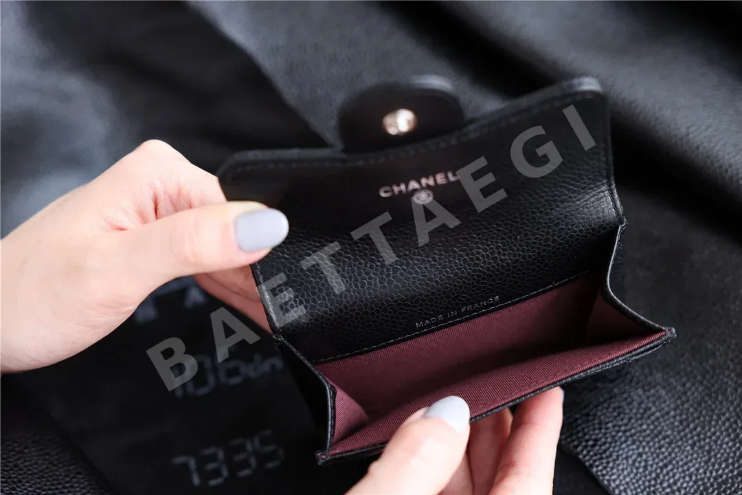 샤넬 클래식 캐비어 코인 파스 소형 카드지갑 상세 이미지 9