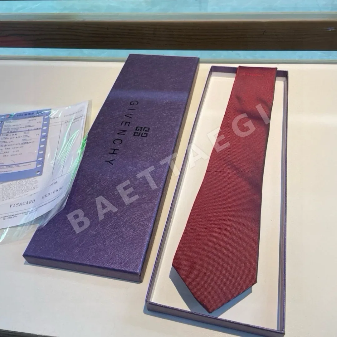 지방시 자카드 실크 넥타이 상세 이미지 2