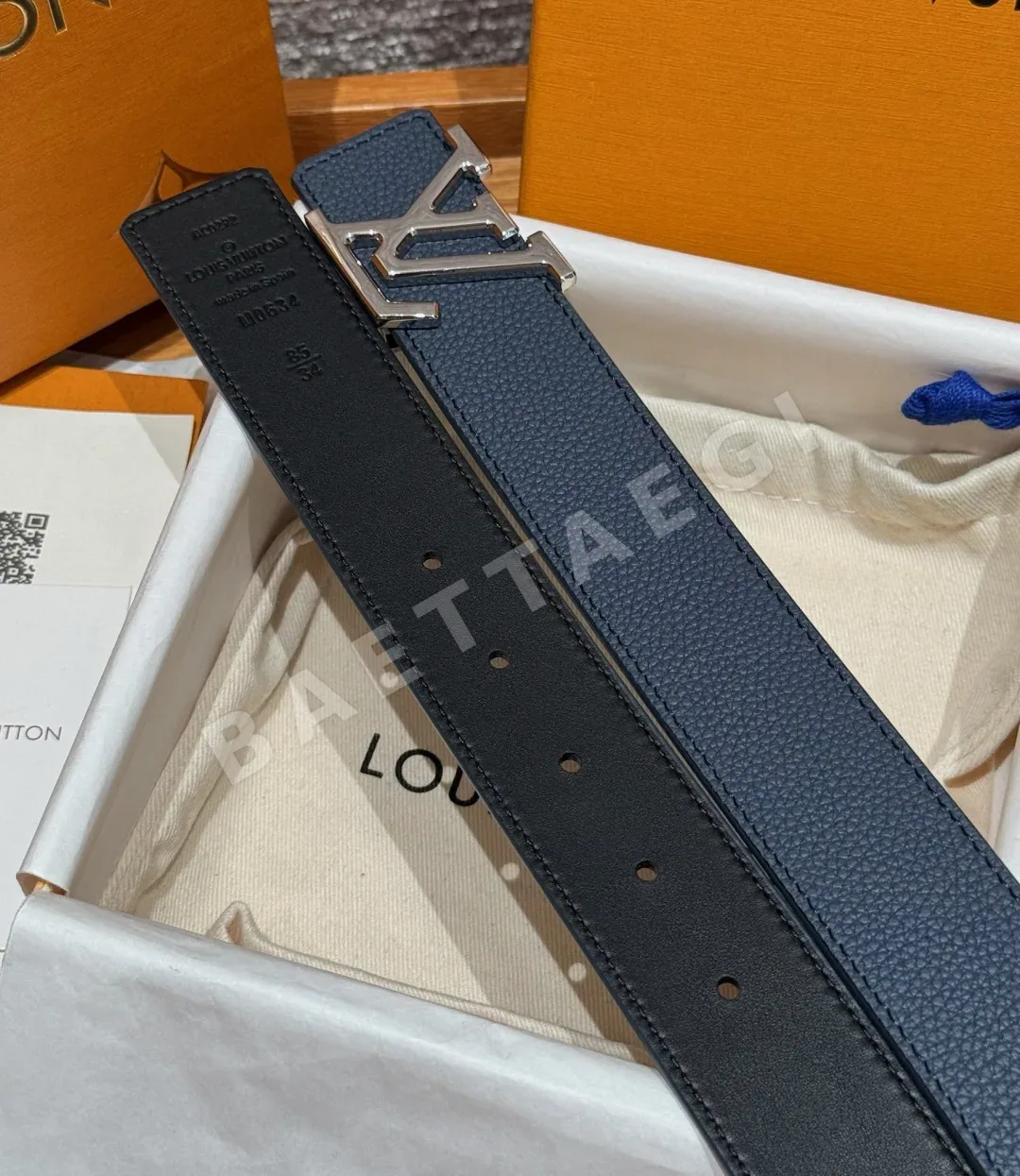 루이비통 트리옹 가죽 40mm 양면 벨트 상세 이미지 6