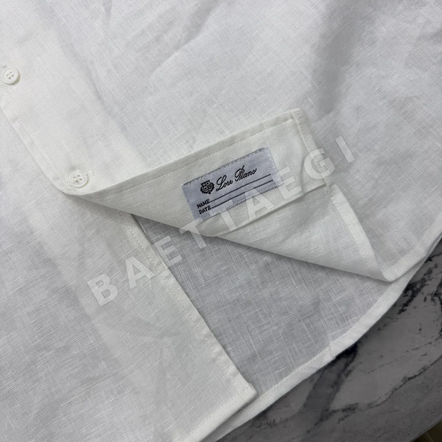 로로피아나 린넨 남성 긴팔 셔츠 상세 이미지 8