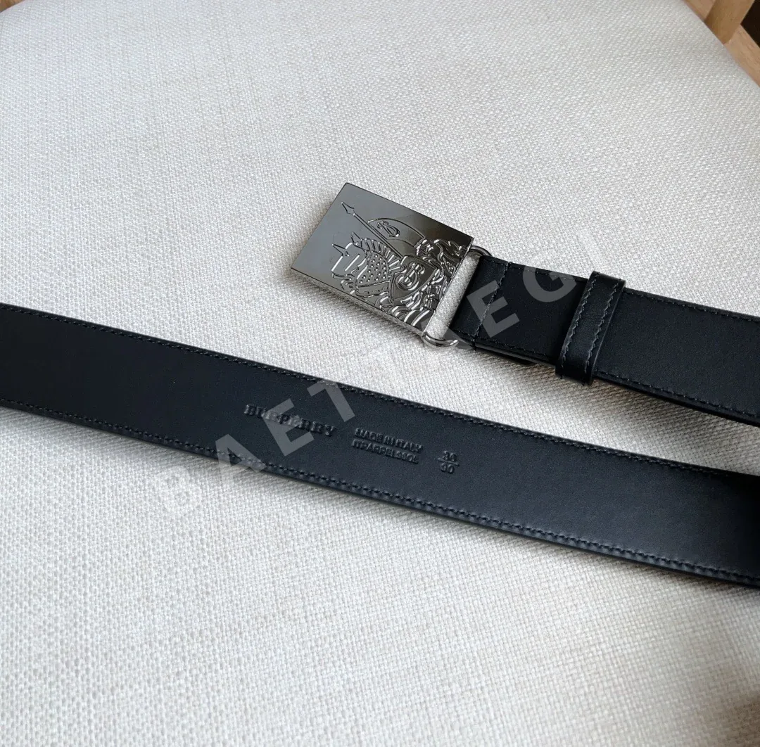 버버리 승마 배지 로고 벨트 상세 이미지 3
