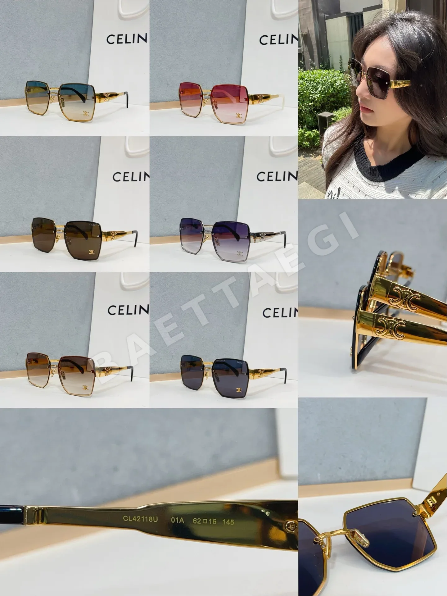 셀린느 CL42118 U 선글라스 73885