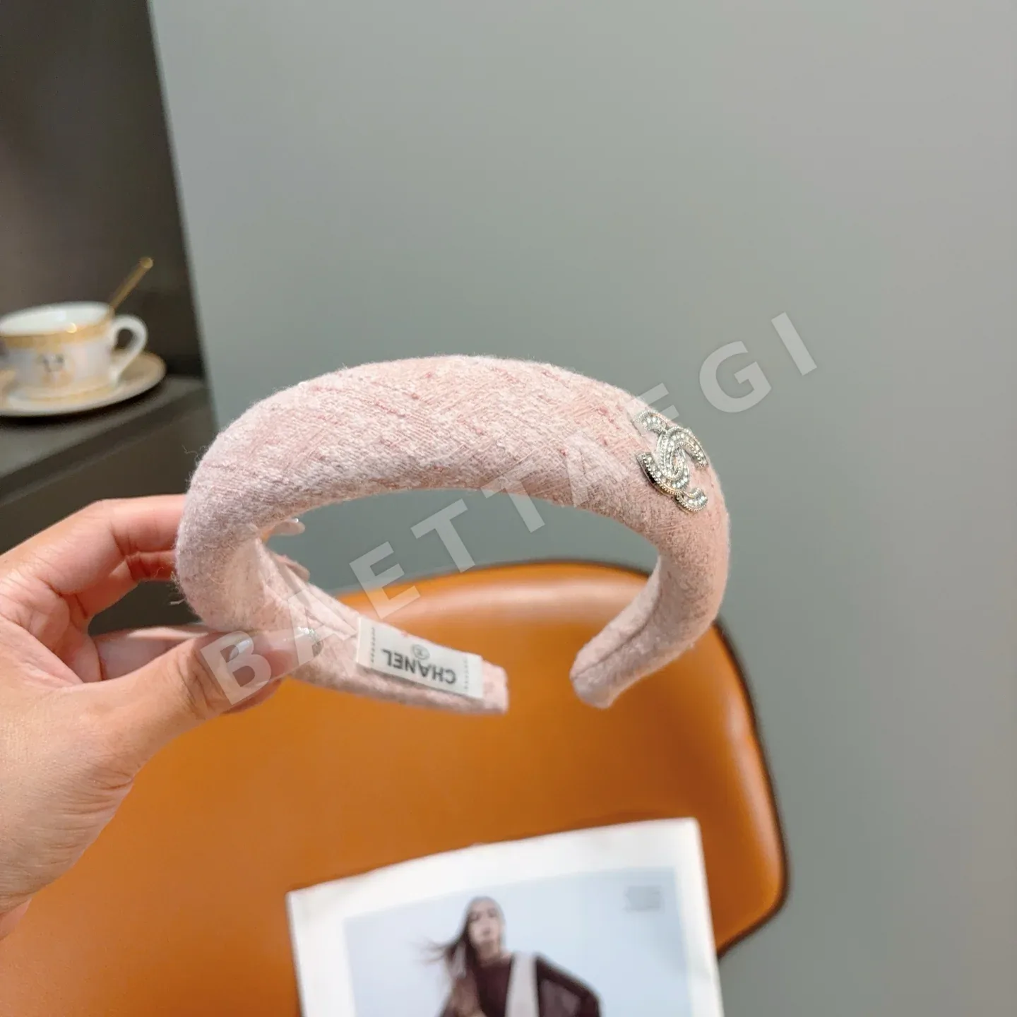 샤넬 레트로 헤어밴드 악세사리 상세 이미지 5